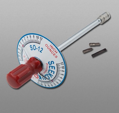 Seekonk S0-12 Vertical Torque Gauge Screwdriver 0-12 in. ozs.