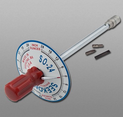 Seekonk S0-24 Vertical Torque Gauge Screwdriver 0-24 in. ozs.