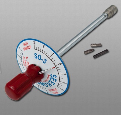 Seekonk S0-3 Vertical Torque Gauge Screwdriver 0-3 in. ozs.