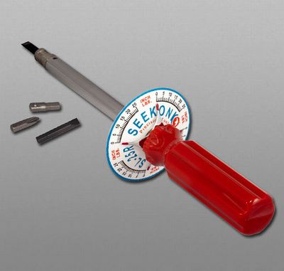 Seekonk SL-25 Left Vertical Torque Gauge Screwdriver 0-25 in. lbs.