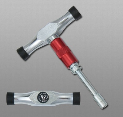 Seekonk Plumber's T Handle Torque Wrench Standard, 60 in.lbs. 5/16" socket